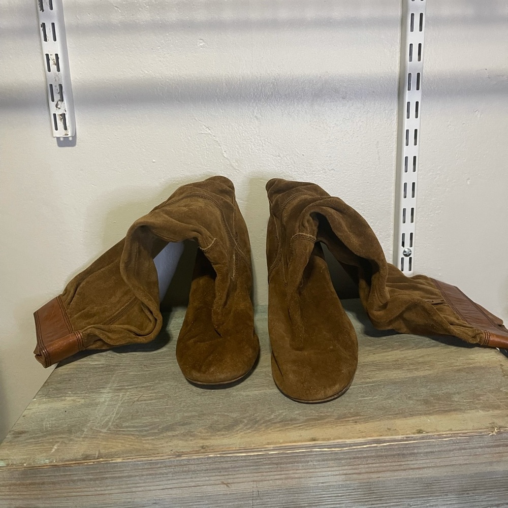 Michael Kors suede slouch boots. Size 8